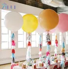 Zilue 10 шт.лот большой шар 36 дюймов 90 см гигантский латексный шар Джамбо вечеринка Свадьба ребенок шоу день рождения воздушные шары украшение