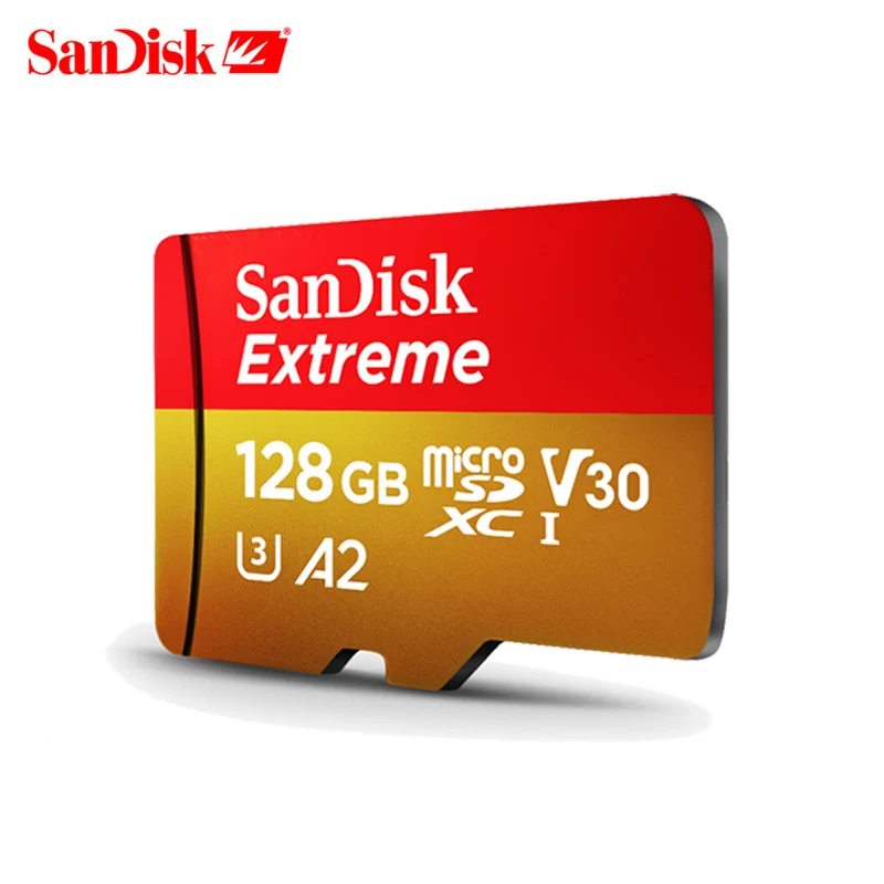 Карта памяти SanDisk Extreme Micro SD 256 ГБ 128 карта UHS I SDHC SDXC U3 V30 32 64 TF для смартфона камеры
