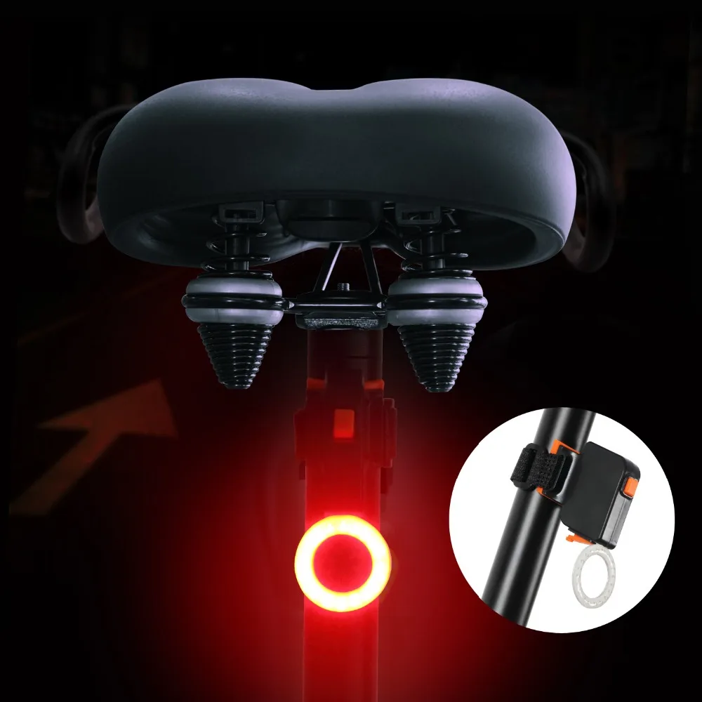 

Ultra Bright Bike Light USB Rechargeable Bicycle Taillight Red High Intensity Fits On Any Road Bikes Helmets Cycling Flashlight
