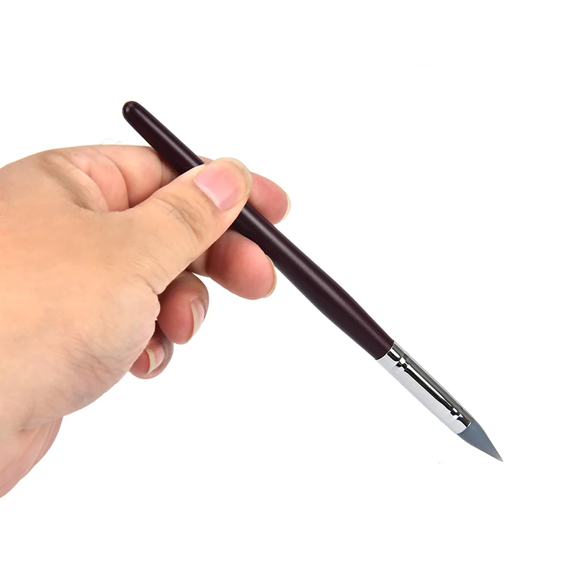 Новинка 5 шт./лот набор для маникюра скульптуры резьбы ручки силиконовая головка