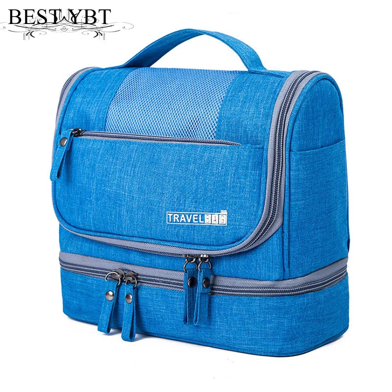 

Mara's Dream Double-deck Travel Water-proof Cosmetic Bag Large Capacity Dry-wet Separation Wash Portable Receiving New Bag
