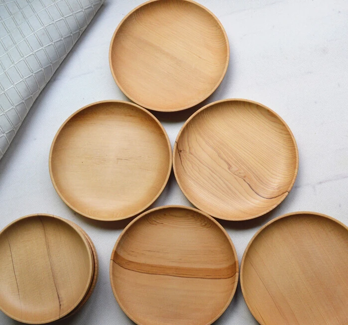 1 шт. Кухня посуда салат пластины деревянная чаша с постепенным увеличением виде