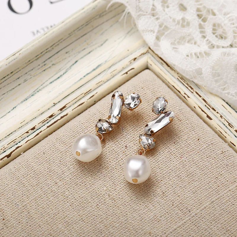 Серьги-подвески женские с натуральным длинным жемчугом | Украшения и аксессуары