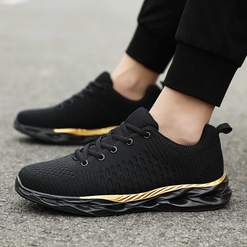 Кроссовки со шнуровкой Повседневная обувь из сетчатого материала для мужчин Tenis