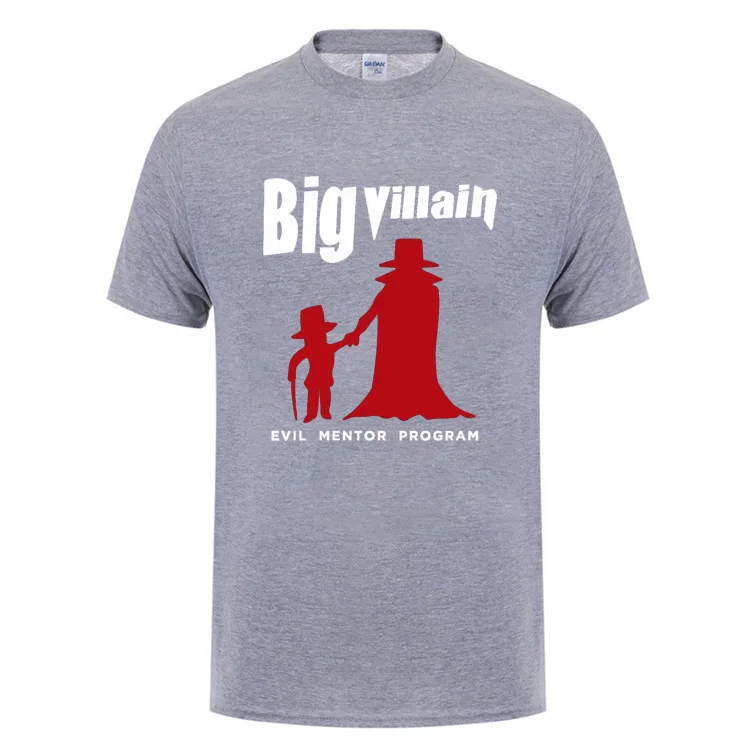Футболка с надписью Big Villain Evil Mentor Program The Monarch для мужчин забавная хлопковая