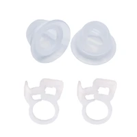 2pc silica gel nipple aspirator corrector 2pc niplette fixed clips treatment redress for flat inverted nipples sucker puller