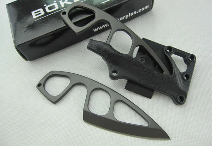 Top sale Boker hunting knife 5Cr15 56HRC coating titanium ABS case fixed blade tactical knives for outdoor survival | Инструменты