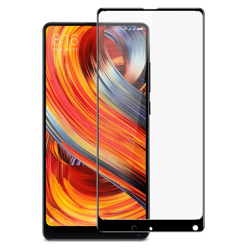 Xiaomi mi x 2 закаленное стекло Xiaomi mi x 2 стекло IMAK полное покрытие протектор экрана для Xiaomi mi Mix 2/mi x 2 S - Цвет: Black