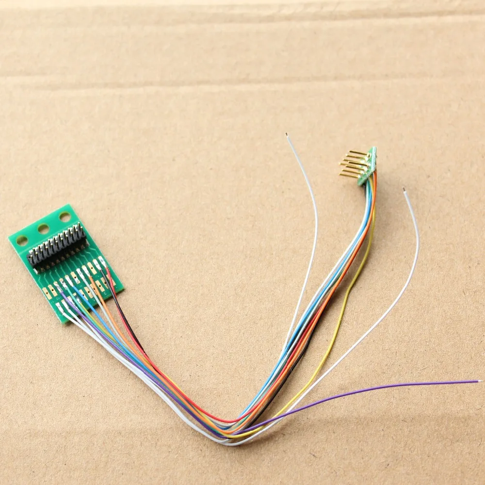 860046 21PIN/21MTC до 8PIN/NEM652 Жгут адаптер с динамиком провода для Dcc модель железнодорожной железной дороги/LaisDcc бренд