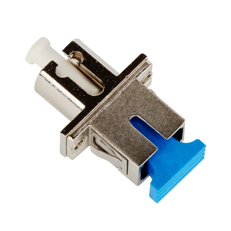 Гибридный адаптер LC & SC simplex прямоугольной формы металлический материал|sc sc|lc sc