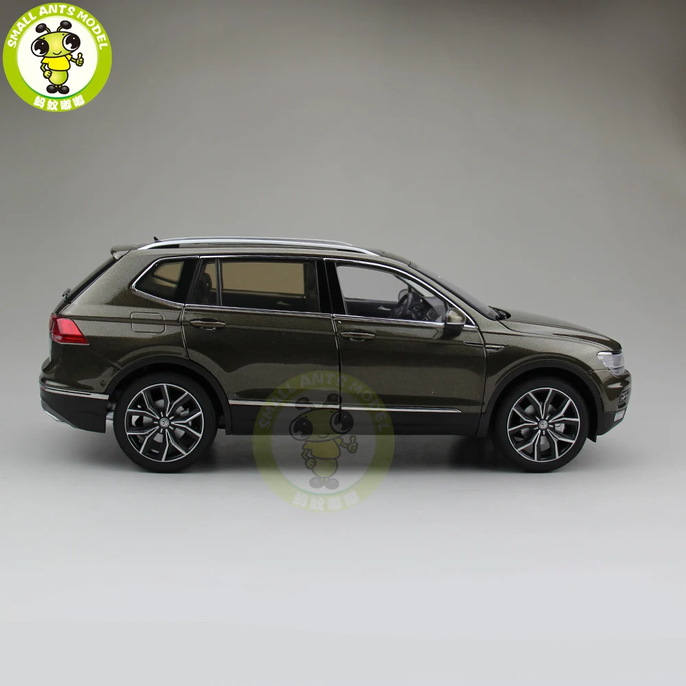 1/18 Ti guan L SUV литая модель металлическая модель автомобиля SUV игрушки для детей подарок коллекция хобби коричневый