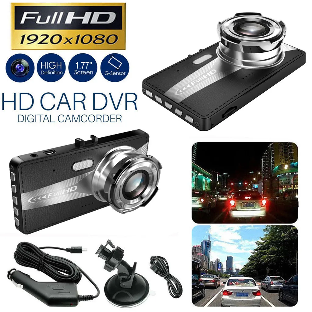 Автомобильная камера ночного видения A9 HD 1080P Автомобильный видеорегистратор
