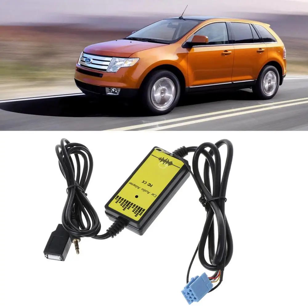 OOTDTY Car Audio MP3 Interface CD Adapter Changer AUX SD USB Data Cable Mini 8P Decoder For VW for Skoda | Автомобили и мотоциклы