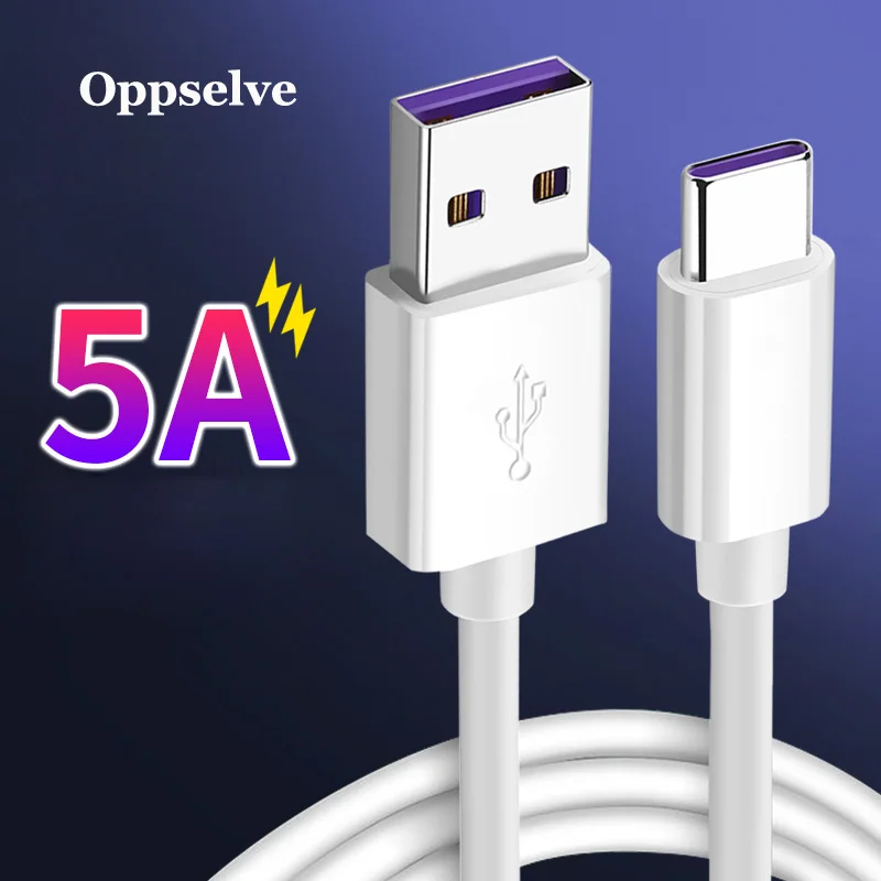 Oppselve 5A USB Type C кабель Быстрая зарядка для Huawei P20 P10 P9 Mate 20 Pro 10 Nova 2s 2plus зарядное