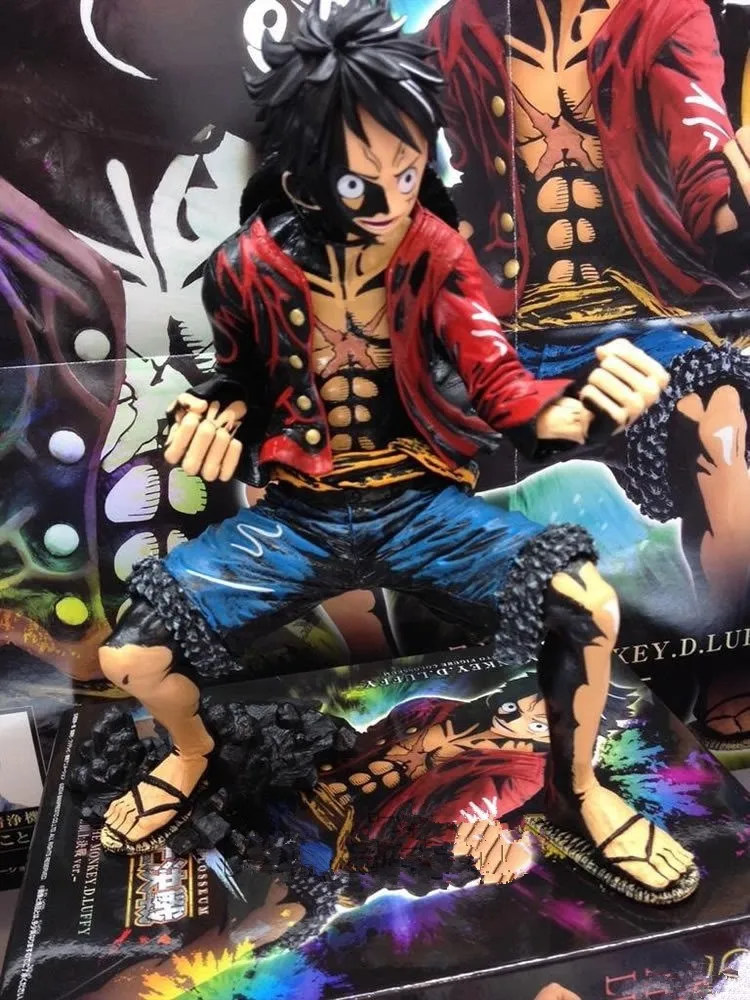 Новинка хит 18 см одна штука черная обезьяна D Luffy экшн фигурка игрушки коллекция