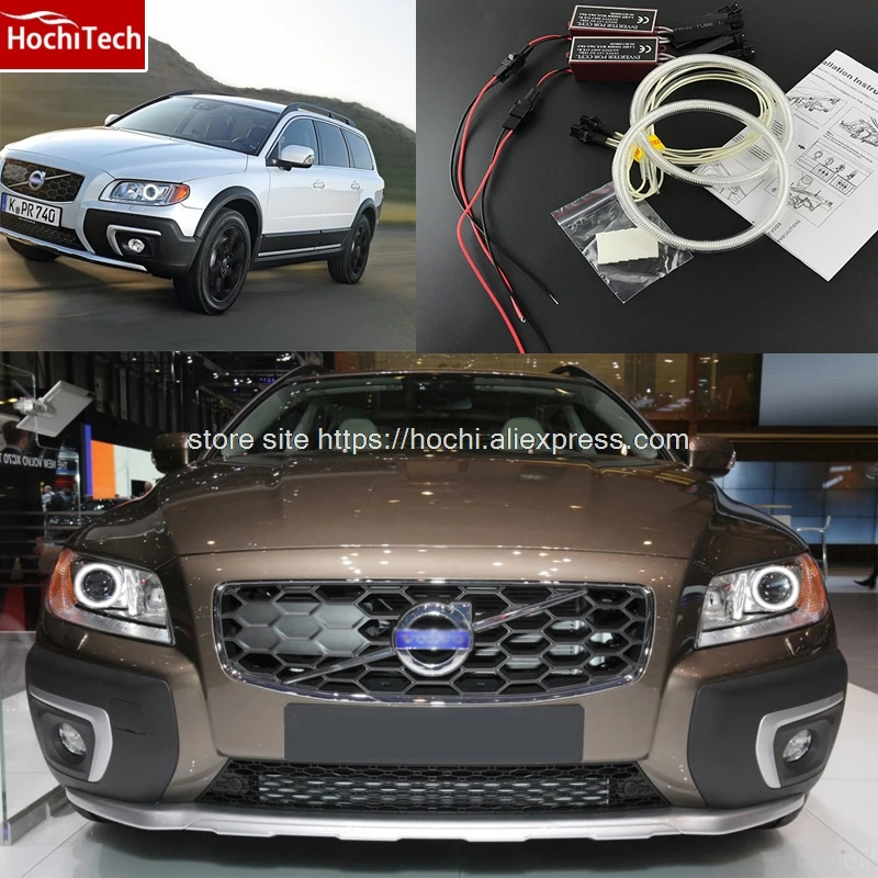 Отличный комплект HochiTech CCFL ангельские глазки ультраяркое освещение фар для Volvo XC70