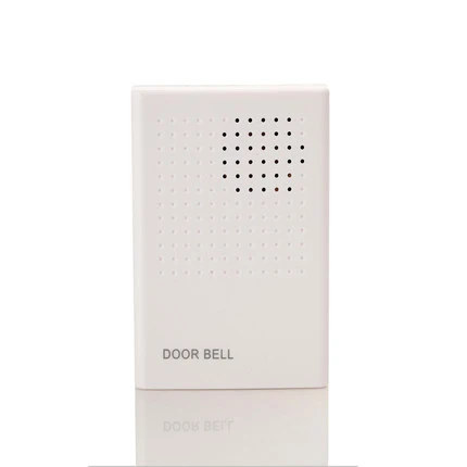 100% оригинальное качество! Белый проводной дверной звонок электрический Звонок