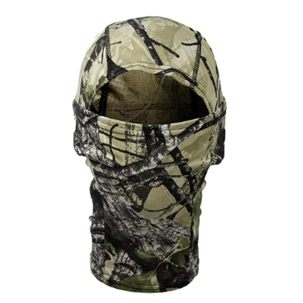 Bionic камуфляжная маска на все лицо быстросохнущий капюшон шарф для охоты и
