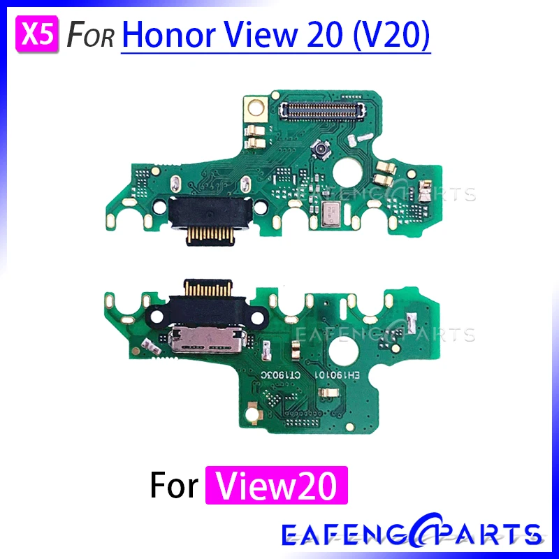 USB док станция зарядный порт для Huawei Honor View 20 V20 зарядное устройство гибкий кабель