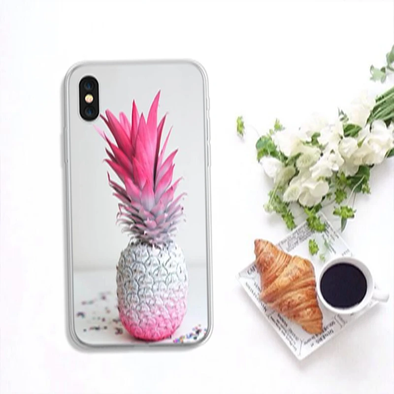 KISSCASE Rose Pattern чехол для samsung s6 case на самсунг j5 2016 ананас S6 S7 Edge S8 S9 плюс A3 A5 A7 J3 J7 fundas