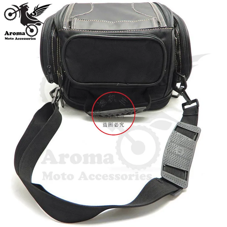 

retro racing scooter dirt pit bike saddle bag motocross parts moto helmet bags backseat luggage backpack motorcycle saddlebag