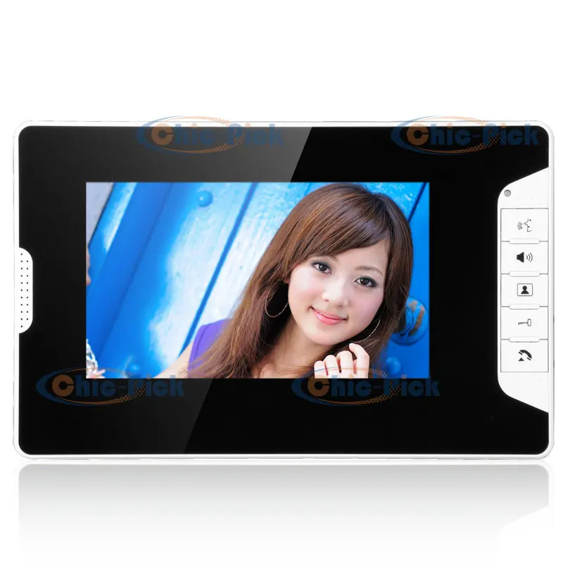 SmartYIBA Video Doorbell Intercom System 7" Wired doorbell Phone Infrared Night Vision Waterproof Camera | Безопасность и
