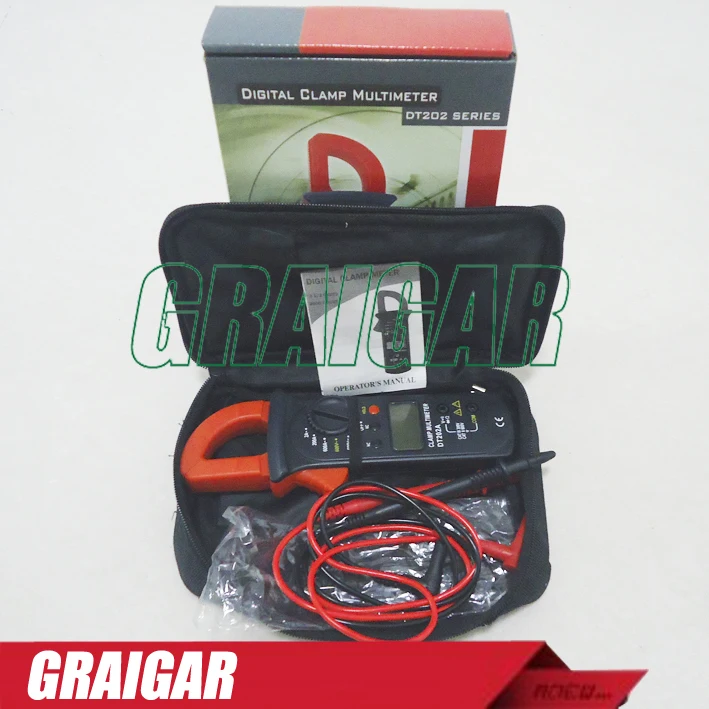 DT202A мультиметр Цифровой токоизмеритель напряжения цифровой электрический