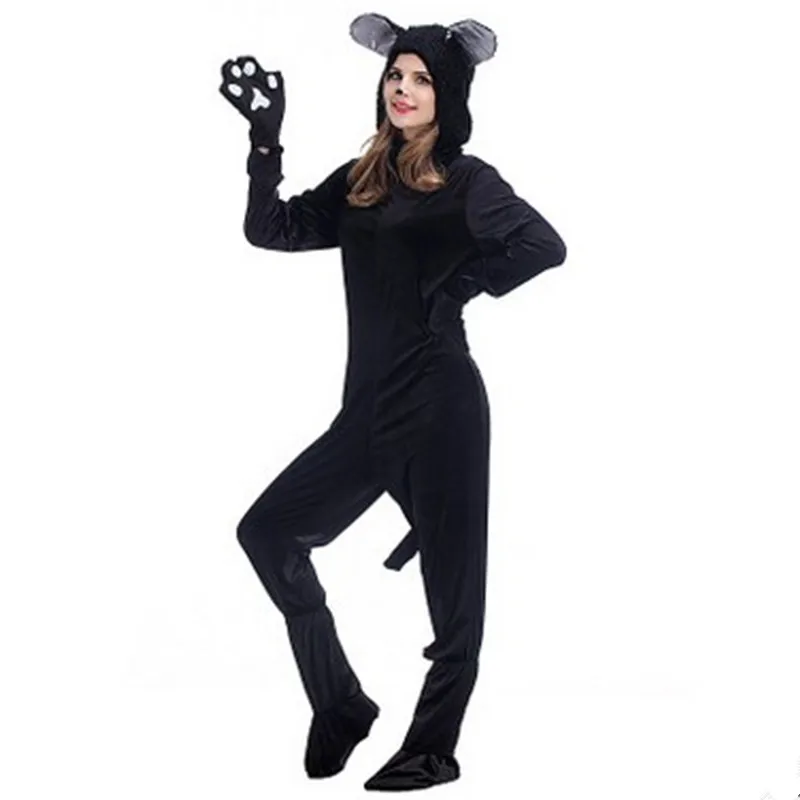 Костюмы унисекс для взрослых и мышей на Хэллоуин костюмы медведя животных зимний