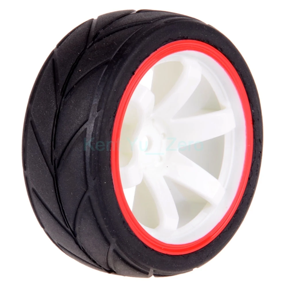 702A-6081 4 шт 12 мм ступица HPI Redcat HSP пластиковый обод колеса и сцепление резиновые шины