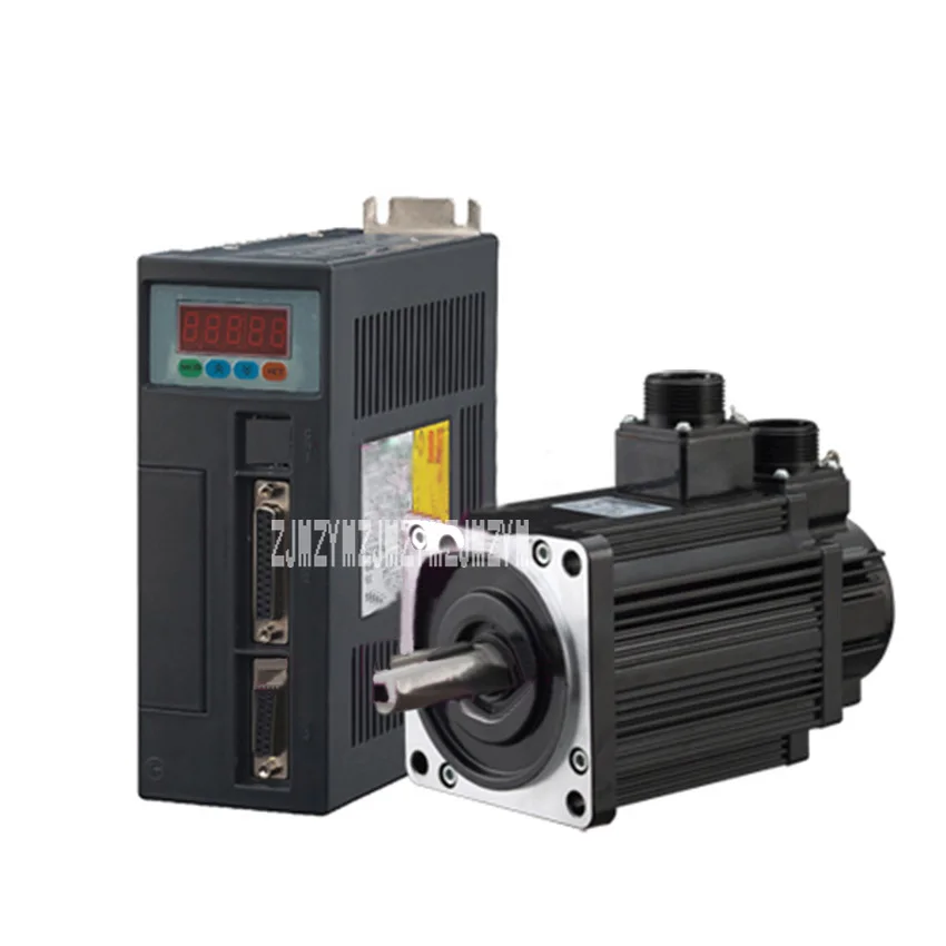 

1.5KW AC Servo Motor 6N.M. 2500rpm 130ST-M06025 AC Motor+Matched Servo Motor Driver+3M Cable Complete Motor Kit With CE