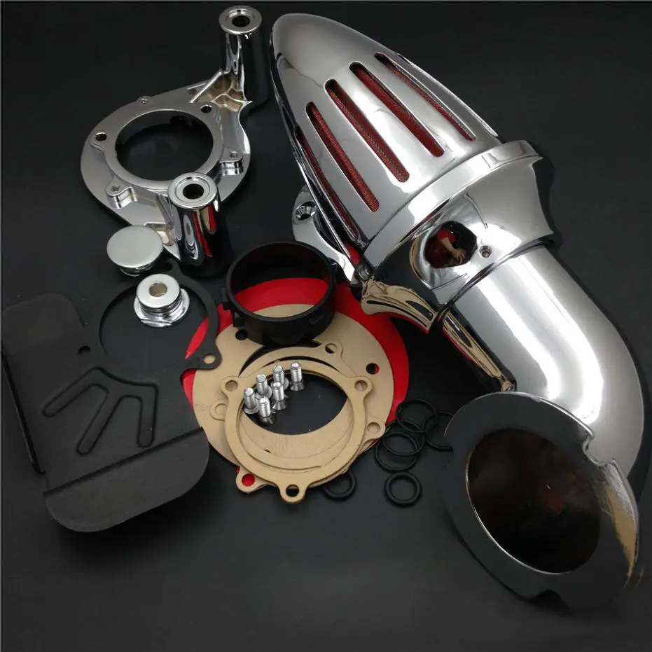Конусный Воздухоочиститель для мотоцикла 08 12 Harley Davidson Dyna Touring с шипами Комплект