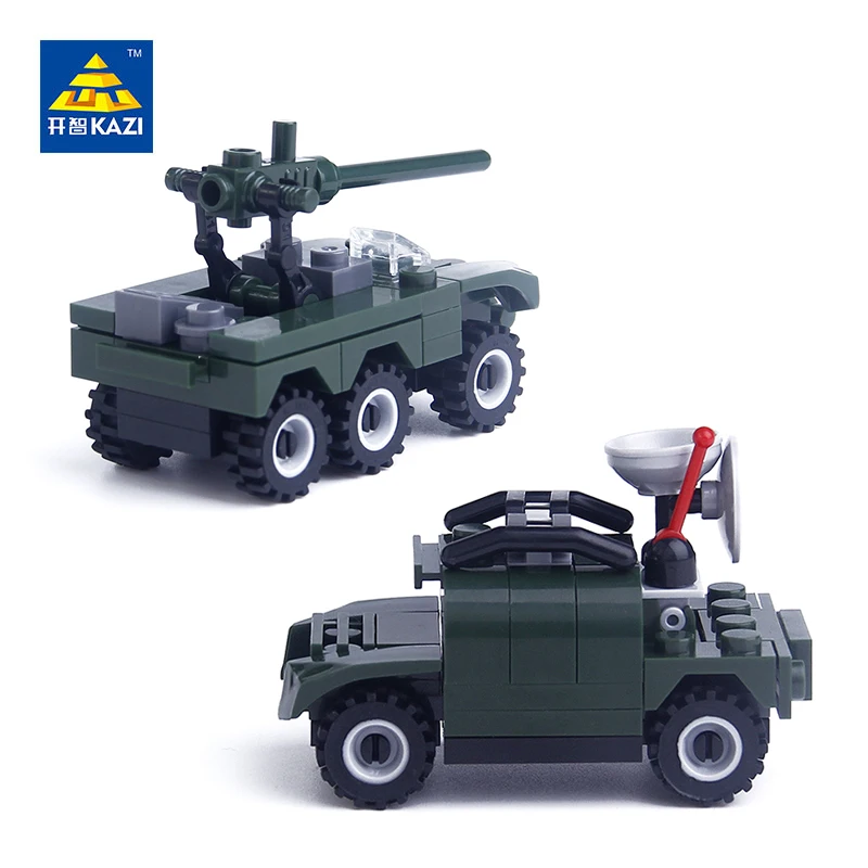 Конструктор Кази военные самоходное противотанковое орудие автомобилей модели