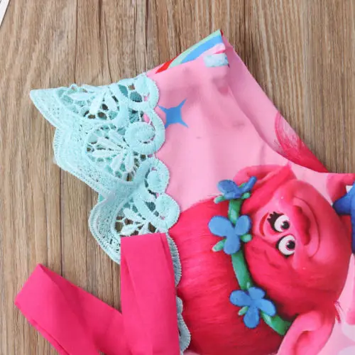 Мода для новорожденных Одежда детей малышей девочек лето мультфильм Кружевное