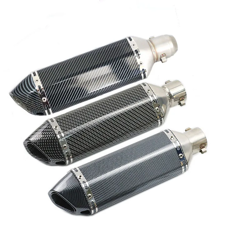 51 мм Универсальный мотоциклов для akrapovic выхлопная Moto Escape труба муфельные Байк