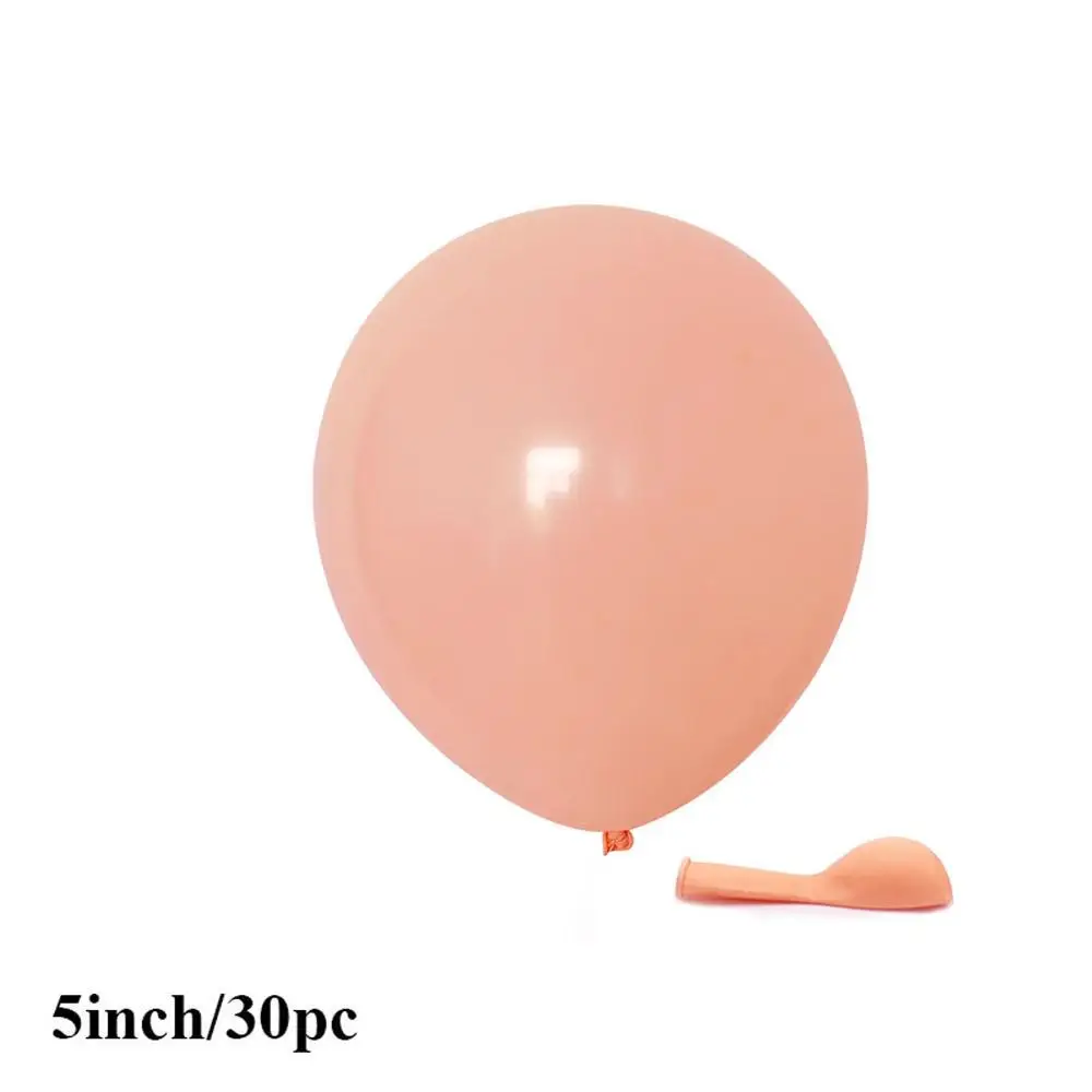 peach 5inch 30 шт. макароны шары из латекса балони День рождения воздушные шарики в виде леденцов День Рождения украшения девочка мальчик ребенок душ свадьба Golobos - Цвет: peach 5inch