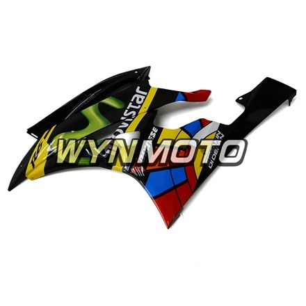 Полный инъекции пластмассы ABS Обтекатели для Yamaha YZF R6 Год 2006 2007 06 07 мотоциклов обтекателя Kit Кузов черный красочные