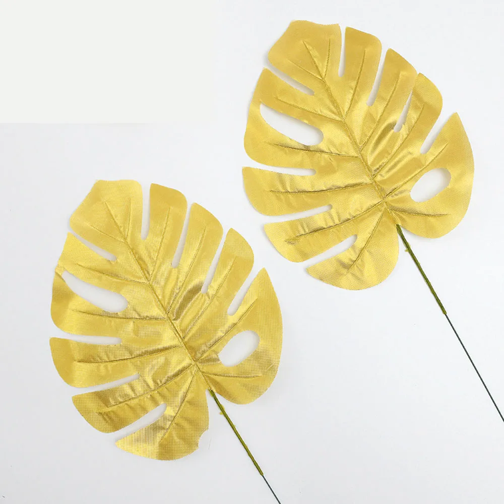 1 шт Моделирование Золотая черепаха декоративные листья пластиковые поддельные