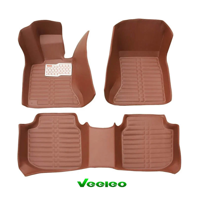 Custom-Fit Veeleo 4 цвета EVA автомобильные коврики для Volvo XC60-2010-2015 Все погоды анти- slip