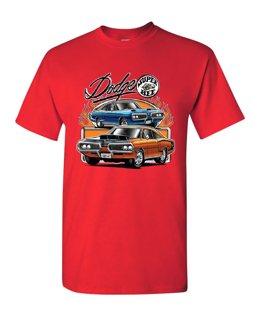 Додж супер Би футболка American Classic Muscle Car Мужская | одежда
