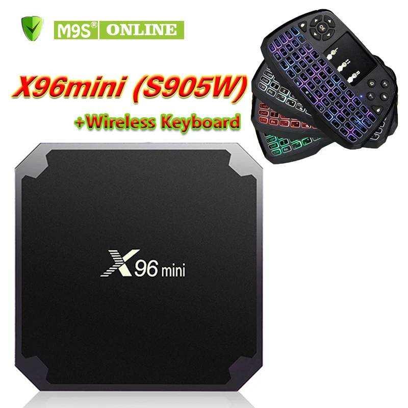 X96 MINI Android 7.1 Amlogic S905X Quad Core Smart Set-top Box RAM 2G 16G OTT HDMI H.265 2.4G WIFI Media Player A3 Air Mouse | Электроника