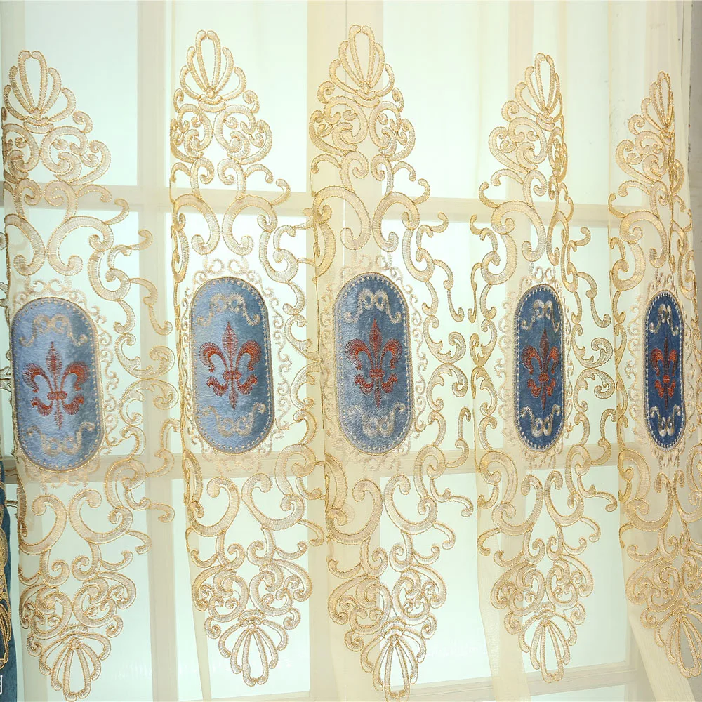 Роскошные европейские шторы Slow Soul с вышивкой тканевая занавеска + вуаль для