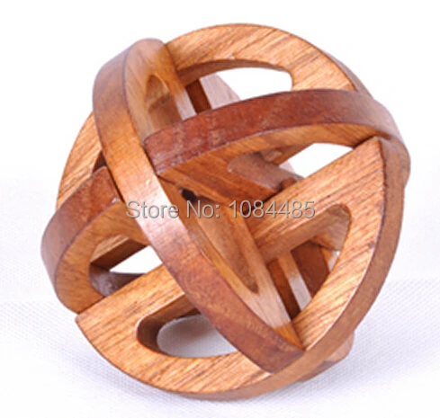

Vintage Style 3D IQ Wooden Puzzle for Adults and Kids