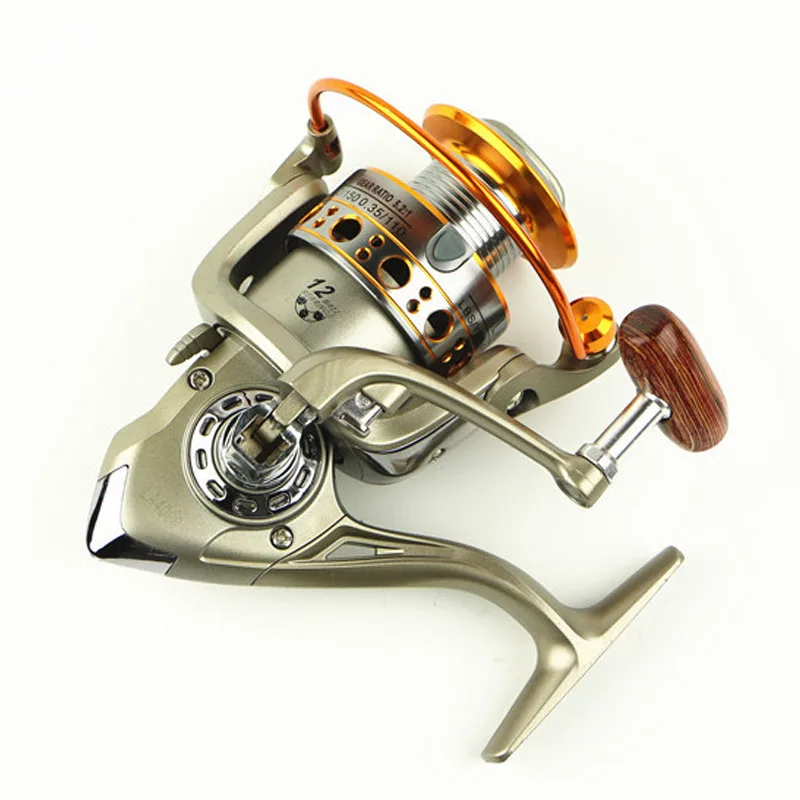 Металлическая спиннинговая рыболовная Катушка 12 шарикоподшипников 5 2: 1