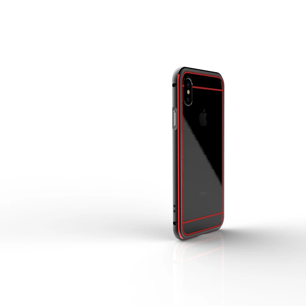 Для iphone x Case Алюминий рамка из металлического сплава тонкий компьютер жесткий чехол для iphone x задняя крышка для iphone x Бампер протектор