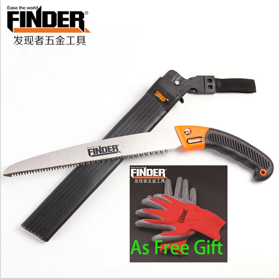 Finder Портативный Лук Обрезка пила садовые инструменты с оболочкой 65MN большая ручная пила садовый триммер для садовых инструментов сельскохозяйственные инструменты
