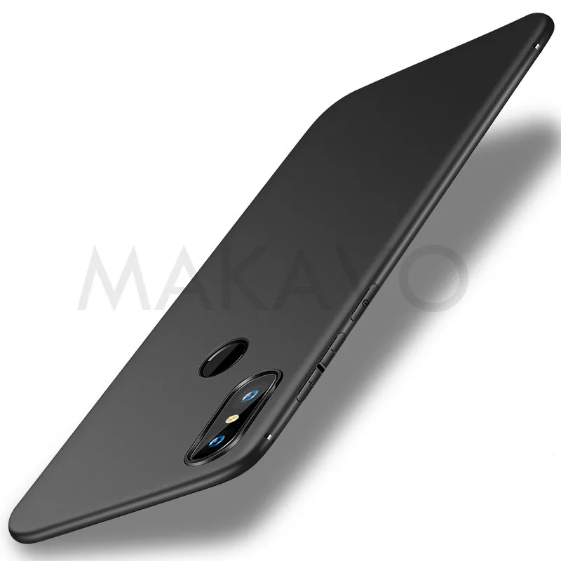MAKAVO Case For Xiaomi Mi A2 Lite Redmi 6 Pro 360 Protection Soft Silicone Matte Cover 6A Phone Cases |