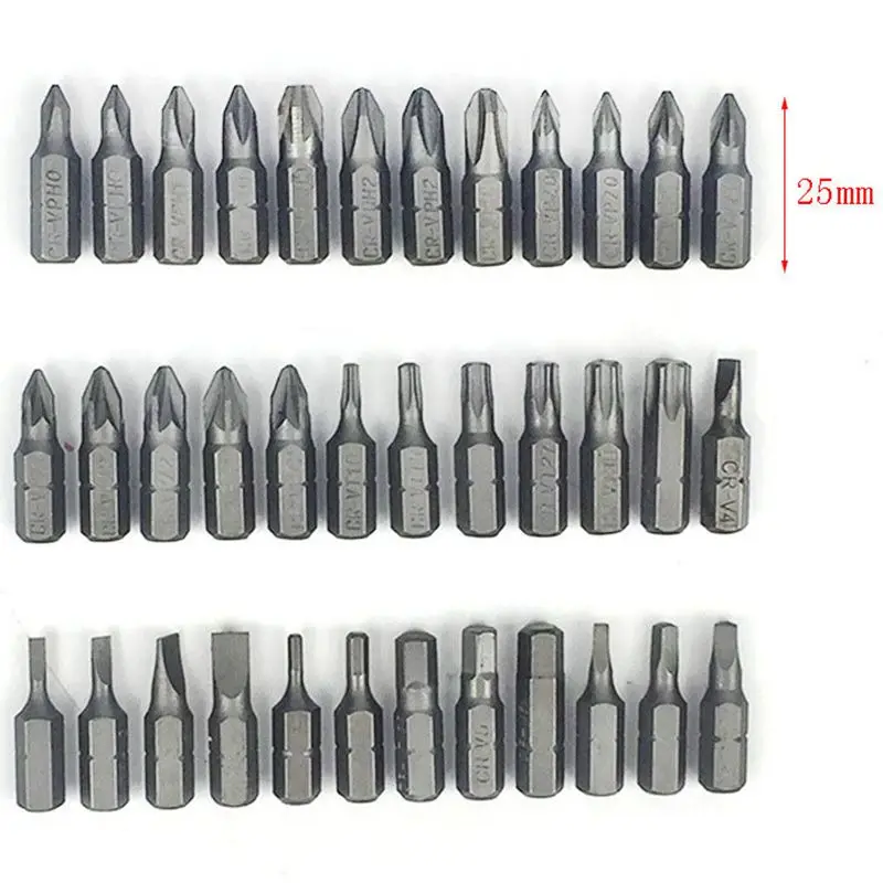 Ratcheting Screwdriver Set 38 PCS Precision Bits with Ratchet Handle CRV Tool | Инструменты