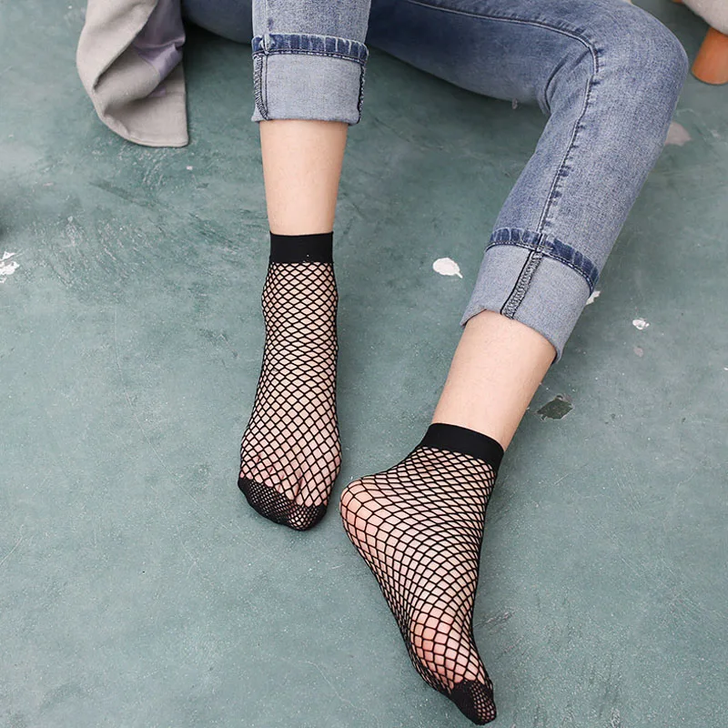2017 Очаровательная черная Для женщин ажурные Повседневные носки для малышей