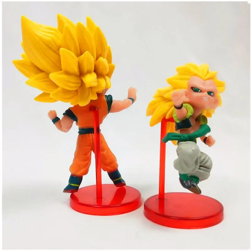 6 шт. Dragon Ball Z BWFC Сон Гоку/Majin Buu/Vegeta битва сцены ПВХ фигурка коллекция украшения для