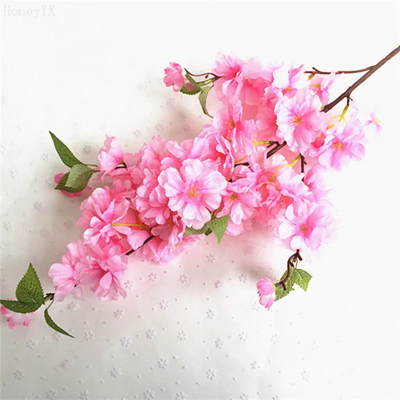 Искусственный цветок Сакура Цветочный букет поддельный организовать стол